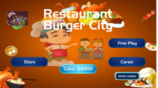 Food Games : Burger restaurant screenshot 5