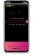 private, secured, safe & incognito: WECRIPT Search screenshot 0