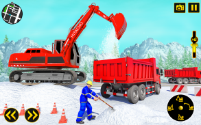 Crane Snow Excavator Simulator screenshot 7