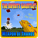 The Infinity Gauntlet (Weapon of Thanos) mod MCPE