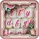 Vintage Flowers Emoji Keyboard Icon