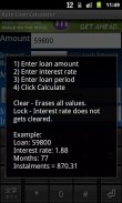 Auto Loan Rule 78 Calculator screenshot 2