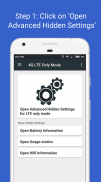 4G LTE Only Mode screenshot 0