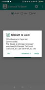 Contact To Excel screenshot 6