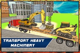 Heavy Machine Transport Truck screenshot 0