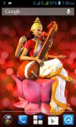 3D Saraswati Live Wallpaper screenshot 0