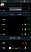 Dnevnik samokontrole dijabetes screenshot 1