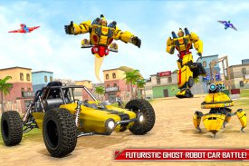 Flying Ghost Robot Car Game screenshot 11