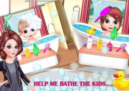 Mom! Newborn Baby Care & shower Babysitter Game screenshot 3