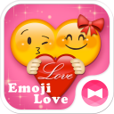 Симпатичные обои Emoji Love Icon