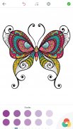Adult Butterfly Coloring Pages screenshot 6