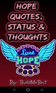 Hope Quotes - Best Status, Faith Thoughts & Saying screenshot 2