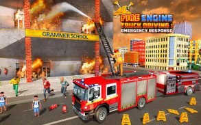 Fire Engine Truck Driving : Emergency Response screenshot 14