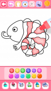 Fruit & vegetables Coloring Book For Kids Glitter screenshot 2