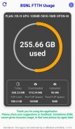 BSNL FTTH Usage screenshot 1