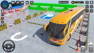 Bus Driving 3D Parking Games screenshot 0