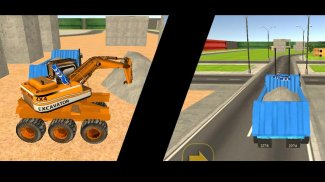 City Heavy Excavator Crane Sim screenshot 0