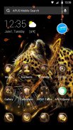 Feu Leopard Loup--APUS Launcher thème de la mode screenshot 0