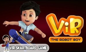 Subway Vir The Robot Boy Skateboard - Endless Rush screenshot 1