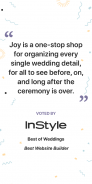 Joy - Wedding App & Website screenshot 1