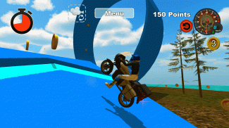 Велосипед Мото трюком Гонки 3D screenshot 2