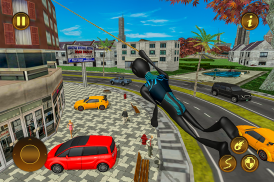 Panther Stickman Rope Hero City Crime screenshot 11