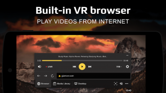 GizmoVR: Vídeos de realidad virtual de 360° screenshot 0