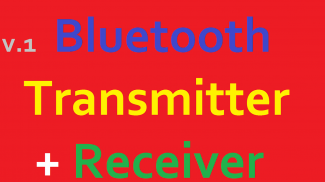 Bluetooth Transmitter Receiver screenshot 1