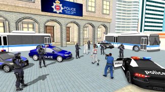 US City Police Car Jail Prisoners Transport Games screenshot 3