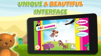 字母儿童及婴儿：ABC孩子们的游戏 screenshot 1