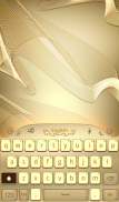Gold Keyboard for Galaxy S6 screenshot 0