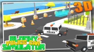 Blocky Police Car Simulator 3D screenshot 6