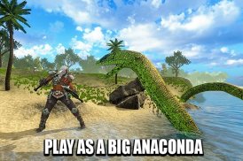 Wild Anakonda snake attack 3D screenshot 9