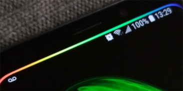 Galaxy phone Edge Beleuchtung Live Wallpaper screenshot 0