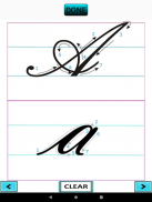 Cursive Calligraphic ABC screenshot 4