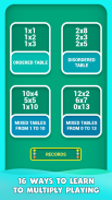 Multiplication tables games screenshot 5