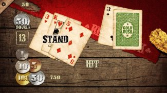 Gold Rush Blackjack screenshot 0