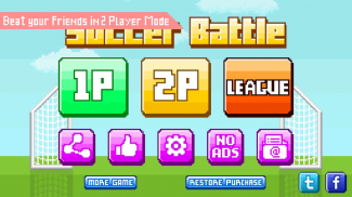 Funny Soccer - 2 Player Games screenshot 4