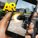 Simulador de arma 3D câmera AR Icon