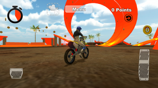 3D sepeda Moto Stunt Racing screenshot 2