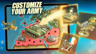 전쟁 및 전략 게임 -  Wartime Glory screenshot 6