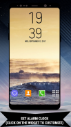 Galaxy Note8 Digital Clock Widget screenshot 2