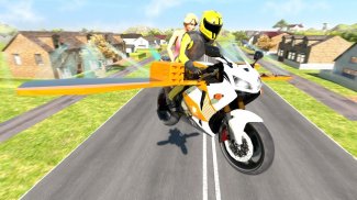 Flying bike Driving Simulator screenshot 0