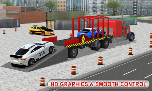 شاحنة نقل السيارات النقل مقطورة screenshot 3