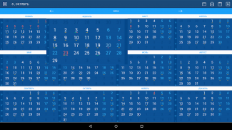 Holidays Calendar (RF) screenshot 0