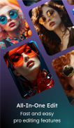Selfie Lentes Photo Editor Gafas de sol con estilo screenshot 5