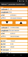 Helmert 7 parameter transformation calculator-FREE screenshot 0