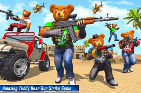 Teddy mogok beruang gun:permainan menembak kontra screenshot 5