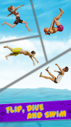 Cliff Flip Diving 3D - Swimming Pool Flip Master screenshot 4