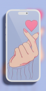Finger Heart Wallpaper screenshot 6